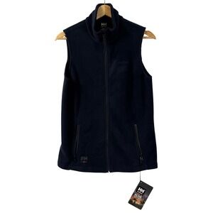 Helly Hansen Workwear Manchester 2.0 Fleece Vest Navy Blue Full Zip Womens S NWT